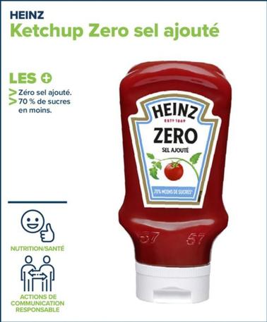 Ketchup Zero Sel Ajouté