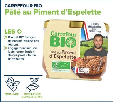 Bio Pâté Au Piment D'espelette