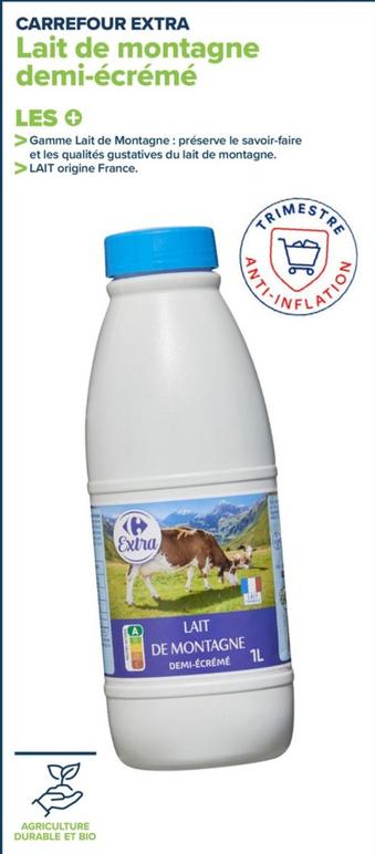 Extra Lait De Montagne Demi-écrémé