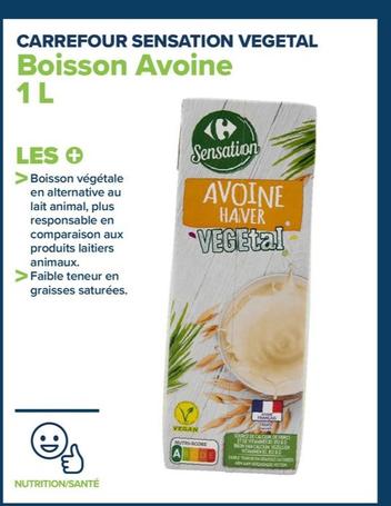 Sensation Vegetal Boisson Avoine