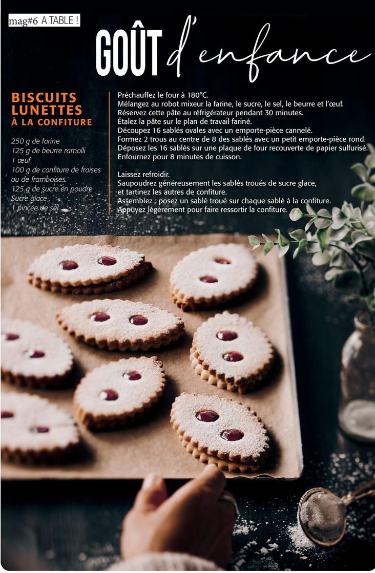 Biscuites Lunettes A La Confiture