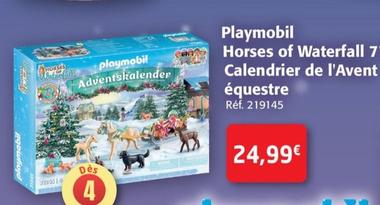 Horses Of Waterfall - Playmobil Calendrier De L'avent Equestre