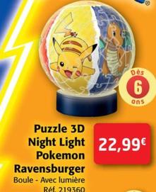 Puzzle 3d Night Light Ravensburger
