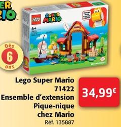 Super Mario 71422 Ensemble D'extension Pique-nique Chez Mario