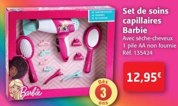 Set De Soins Capillaires Barbie