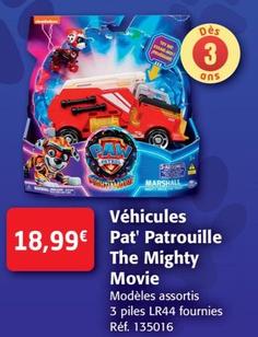 Véhicules Pat' Patrouille The Mighty Movie