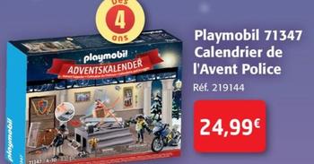 Playmobil - 71347 Calendrier De L'avent Police