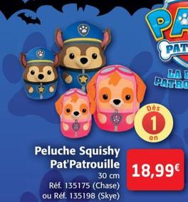 Peluche Squishy Pat'patrouille