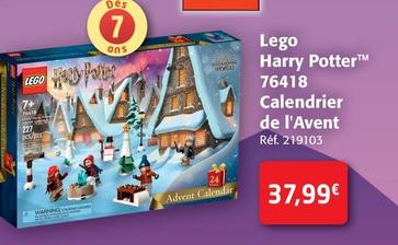 Harry Potter 76418 Calendrier De L'avent