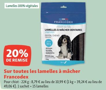 Francodex - Sur Toutes Les Lamelles A Macher