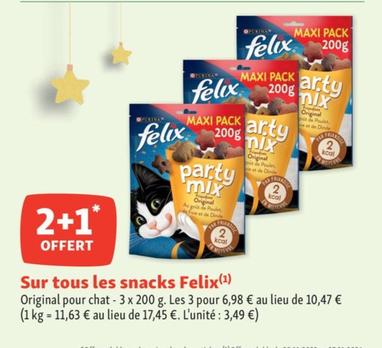 Sur Tous Les Snacks Felix