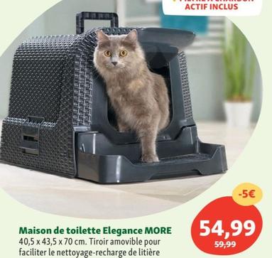 More - Maison De Toilette Elegance offre à 54,99€ sur Maxi Zoo
