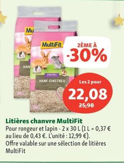 Multifit - Litieres Chanvre