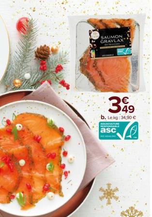saumon gravlax extra