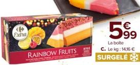 Buche Glacee "rainbow Fruits"