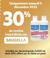 Saugella - Valable Sur Dermoliquide Dont 30% Offert Sur Le 2eme On Pack