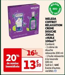 Weleda - Coffret Relaxation Creme Douche 200ml + Huile 100ml