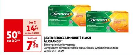 bayer beroca - immunite flash a l'orange