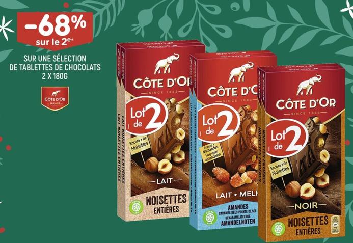 Sur Une Sélection De Tablettes De Chocolats