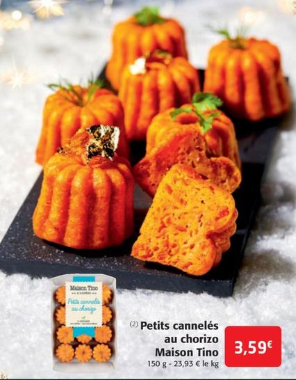 Maison Tino - Petits Canneles Au Chorizo