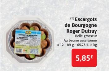 roger dutruy - escargots de bourgogne