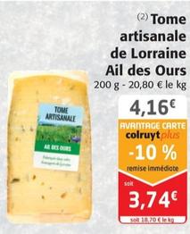 Tome Artisanale De Lorraine Ail Des Ours