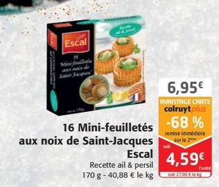 16 Mini-feuilletes Aux Noix De Saint-jacques