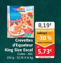 crevettes d'equateur king size
