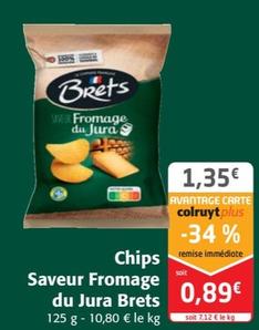 Brets - Chips Saveur Fromage Du Jura