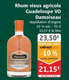 Damoiseau - Rhum Vieux Agricole Guadeloupe Vo