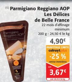 Parmigiano Reggiano Aop Les Delices De