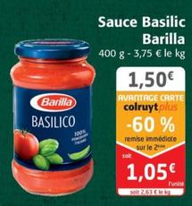 sauce basilic