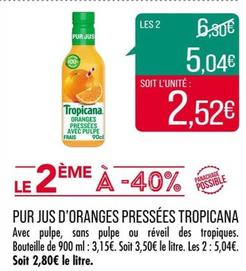 Pur Jus D'oranges Pressées offre à 2,52€ sur Match