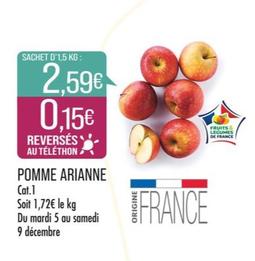 Pomme Arianne offre à 0,15€ sur Match