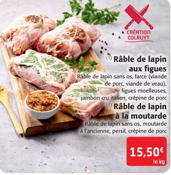 Rable De Lapin Aux Figues / Rable De Lapin A La Moutarde