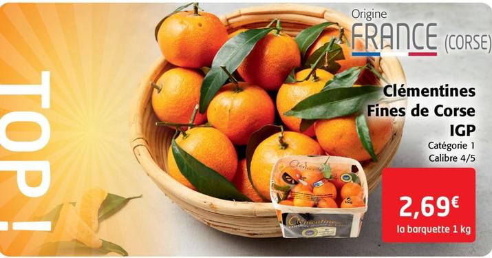 Clementines Fines De Corse Igp