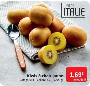 Kiwis A Chair Jaune