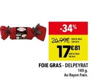 Foie Gras offre à 17,81€ sur Supeco