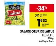 Salade Cœur De Laitue offre à 1,32€ sur Supeco