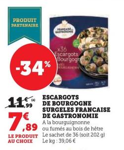 Francais De Gastronomie - Escargots De Bourgogne Surgeles