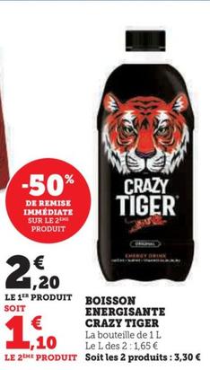 crazy tiger - boisson energisante