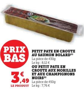 Bolard - Prix Petit Pate En Croute Bas Au Saumon