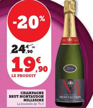 Montaudon - Champagne Brut Millesime