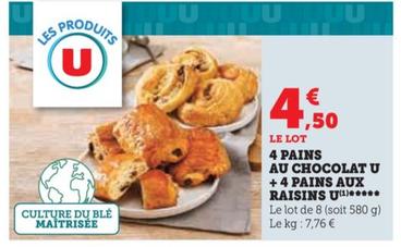 U - 4 Pains Au Chocolat / 4 Pains Aux Raisins