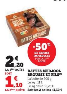 Brousse Et Fils - Dattes Medjool