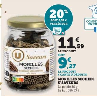 u saveurs - morilles sechees