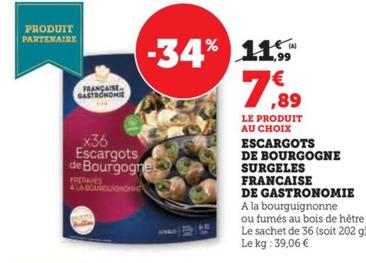 Francaise De Gastronomie - Escargots De Bourgogne Surgeles