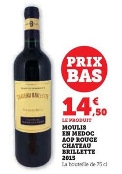 chateau - moulis en medoc aop rouge 2015