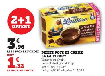 petits pots de creme la laitiere