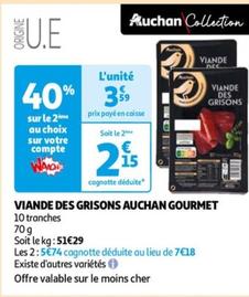 Auchan - Viande Des Grisons